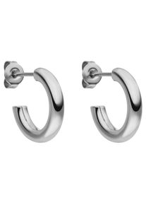 PURELEI Damen Paar Creolen "Schmuck Geschenk Brave Ohrringe, 2149-Earring-Brave", Edelstahl, silber, Edelstahl, Ohrringe