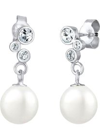 Elli Damen Paar Ohrstecker "Schmuck Geschenk Silber 925 Ohrringe, 0307580516", Silber 925 (Sterlingsilber)-Perlen, silber, Silber 925