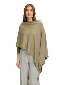 Betty Barclay Damen Strickjacke "Betty Barclay Strick-Poncho mit Fransen", braun, casual, Strick, Obermaterial: 72% Viskose, 28% Polyamid.,