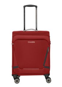 Travelite Handgepäck-Trolley "JETPACK Max 4 Cabin, konzip. für Lufthansa, Austrian Airlines & Swiss", rot, Polyester, unifarben mit Farbeinsätzen,