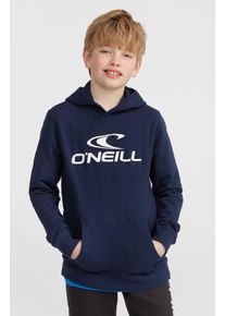 O`Neill O'NEILL Kinder Kapuzensweatshirt "O’NEILL LOGO HOODIE", blau, sportlich, Gr. 176, Sweatware, Obermaterial: 60% Baumwolle, 40% Polyester, Sweatshirts,