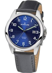 Atrium Damen Quarzuhr, schwarz, Armbanduhren, Armbanduhr,Herrenuhr,Damenuhr,Edelstahlarmband, bis 10 bar wasserdicht