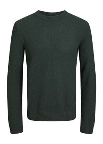 Jack & Jones PlusSize Herren Rundhalspullover "JORBRODY KNIT CREW NECK BF PLS", grün, Basic, Gr. XXXL, JACK & JONES PLUSSIZE, Strick, Obermaterial: 70% Baumwolle, 30%