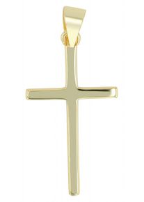 Adelia´s ADELIA ́S Damen Ketten-Anhänger "Neuheit 2025 - eleganter Kreuz Anhänger aus 925 Sterling Silber", Silber 925 (Sterlingsilber), gold, Silber 925