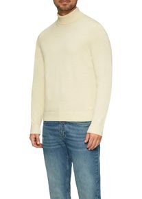 s.Oliver Herren Rollkragenpullover, weiß, casual, Gr. XXL, unifarben, Obermaterial: 100% Baumwolle, Pullover, mit Rollkragen
