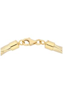 Firetti Damen Halsreif "Schmuck Geschenk Gold 585, Fantasiekette gedrehte Optik", Gelbgold 585, L: 44,5cm B: 4mm, gelb, Gelbgold 585, B:4mm,