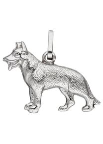 Jobo Damen Ketten-Anhänger "Anhänger Schäferhund", Silber 925 (Sterlingsilber), silber, Silber 925 (Sterlingsilber), Schmuckanhänger, 925 Silber