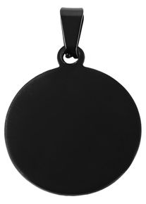 Adelia´s ADELIA ́S Damen Ketten-Anhänger "Neuheit 2025 - moderner Schmuck Anhänger aus Edelstahl", Edelstahl, blau, Edelstahl, Schmuckanhänger
