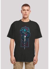 F4NT4STIC Herren T-Shirt "Harry Potter Neon Nagini", schwarz, casual, Gr. XL, Obermaterial: 100% Baumwolle, Shirts, Print