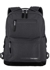 Travelite Freizeitrucksack "KICK OFF Rucksack M", grau, Polyester, unifarben, Basic, Rucksäcke, Arbeitsrucksack Schulrucksack Freizeitrucksack mit
