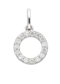 Adelia´s ADELIA ́S Damen Ketten-Anhänger "Damen 333 Weißgold Anhänger mit Zirkonia Ø 8,3 mm", Gold, silber, Gold, Schmuckanhänger, mit Zirkonia für Damen