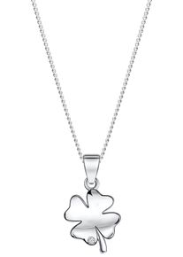 Firetti Damen Kette mit Anhänger "Schmuck Geschenk Silber 925 Halsschmuck Halskette Panzerkette Glück", Silber 925 (Sterlingsilber), L: 42cm B: