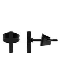 Adelia´s ADELIA ́S Damen Paar Ohrhänger "Neuheit 2025 - Unisex Ohrstecker aus Edelstahl mit Kreuz", Unisex, Edelstahl, silber, Edelstahl, Ohrringe