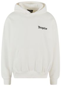 DROPSIZE Herren Kapuzensweatshirt "Dropsize Herren Heavy Oversize Embo Hoodie", weiß, Gr. S, 70% Baumwolle, 30% Polyester, Sweatshirts