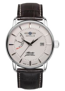 Zeppelin Herren Automatikuhr "Atlantic Automatic Power Reserve", braun, Armbanduhren, Armbanduhr, Herrenuhr, Made in Germany, Mechanische Uhr,