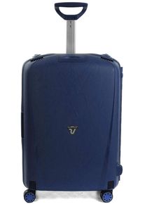 Roncato Hartschalen-Trolley "Light, 68 cm, navy blau", blau, Polypropylen, unifarben, Koffer, Hartschalen-Koffer Aufgabegepäck Reisekoffer mit TSA