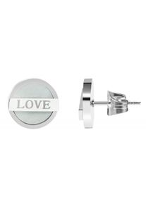 Adelia´s ADELIA ́S Damen Paar Ohrhänger "Neuheit 2025 - Damen Ohrstecker aus poliertem Edelstahl Ø 12 mm", Damen, Edelstahl, silber, Edelstahl, Ohrringe