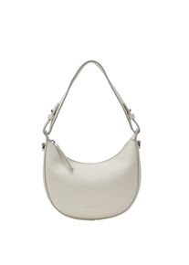 Marc O'Polo MARC O'POLO Damen Umhängetasche "aus fein genarbtem Rindleder", beige, Leder, unifarben, Taschen
