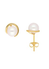 Adelia´s ADELIA ́S Damen Paar Ohrhänger "Damen 585 Gold Ohrringe Ohrstecker mit Süßwasser Zuchtperle", Damen, Gelbgold 585, gold, Gelbgold 585, Ohrringe, mit