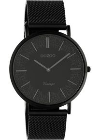 Oozoo Damen Quarzuhr, schwarz, Armbanduhren, Armbanduhr, Damenuhr, Edelstahlarmband