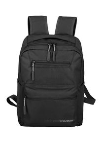 Travelite Freizeitrucksack "KICK OFF Rucksack M", schwarz, Polyester, unifarben, Basic, Rucksäcke, Arbeitsrucksack Schulrucksack Freizeitrucksack mit