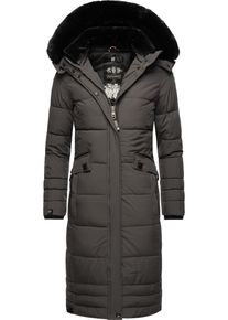 Navahoo Damen Wintermantel "Fahmiyaa", grau, modisch, Gr. XS, Oberstoff: 100% Polyester, Futter: 100% Polyester, Wattierung: 100% Polyester,