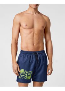 Plein Sport Herren Badehose "Badehose"14, dunkelblau, Gr. S, Obermaterial: 100% Polyester, Badehosen