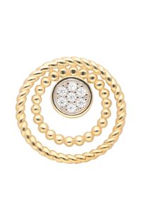 Adelia´s ADELIA ́S Damen Ketten-Anhänger "Damen 333 Gold Anhänger mit Zirkonia", Gold, gold, Gold, Schmuckanhänger, mit Zirkonia für Damen