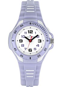 Alpha Saphir Kinder Quarzuhr, lila, Armbanduhren, Armbanduhr, Kinderuhr, analog, Beleuchtung, ideal auch als Geschenk