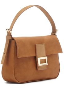 Vivance Damen Mini Bag "Minibag", braun, Lederimitat, unifarben, Taschen, Schultertasche, Henkeltasche, Handtasche VEGAN