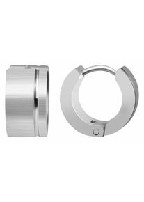 Adelia´s ADELIA ́S Damen Paar Creolen "Neuheit 2025 - Damen Creolen aus poliertem Edelstahl Ø 9 mm", Damen, Edelstahl, silber, Edelstahl, Ohrringe