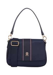 Tommy Hilfiger Damen Tragetasche "POPPY CONV. CROSSOVER CORP", blau, Nylon, Lederimitat, Taschen, Damen Umhängetasche, Henkeltasche, Schultertasche