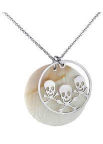 Adelia´s ADELIA ́S Damen Ketten-Anhänger "Neuheit 2025 - moderner Schmuck Anhänger aus Edelstahl", Edelstahl, silber, Edelstahl, Schmuckanhänger
