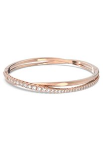 Swarovski Damen Armreif "Twist, 5620552", Metall, rosa, Metall, Armbänder, mit Swarovski Kristall