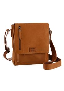 Mustang Damen Umhängetasche "San Marino Shoulderbag", braun, Leder, unifarben, Taschen, mit praktischer Einteilung