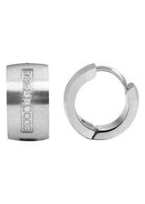 Adelia´s ADELIA ́S Damen Paar Creolen, Damen, Edelstahl, silber, Edelstahl, Ohrringe