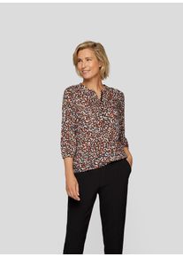 Rabe Damen Klassische Bluse "Bluse", schwarz, feminin, Gr. 46, gemustert, 100%Viskose, Blusen