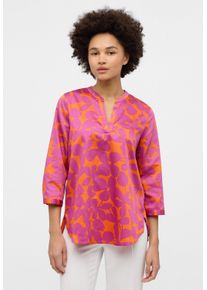 Eterna Damen Longbluse "LOOSE FIT", pink, casual, Gr. 38, 100% cotton, Blusen, EASY IRON (bügelleicht)