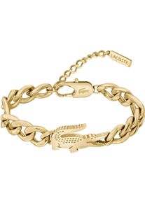 Lacoste Damen Armkette "CROCODILE, 2040373, 2040374", Edelstahl, gold, Edelstahl, Armbänder