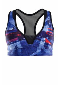 WINSHAPE Damen Sport-BH "PUSB103-London", blau, Gr. XS, 80% Polyester, 20% Elasthan, BHs, Mesh Push-up BH