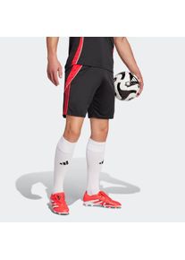 Herren Trainingsshorts "TIRO24 TRSHO"schwarz, pure ruby, sportlich, Gr. S, adidas Performance, Obermaterial: 100% Polyester, Hosen