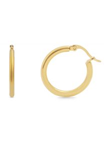 Adelia´s ADELIA ́S Damen Paar Creolen "Neuheit 2025 - Damen Creolen aus poliertem Edelstahl", Damen, Edelstahl, gold, Edelstahl, Ohrringe