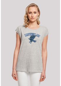 F4NT4STIC Damen T-Shirt "Harry Potter Ravenclaw Sport Emblem", grau, casual, Gr. 4XL, Obermaterial: 100% Baumwolle, Shirts, Print