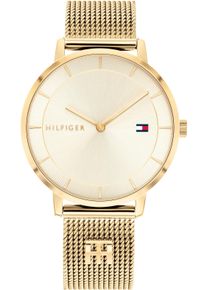 Tommy Hilfiger Damen Quarzuhr "TEA", gold, Armbanduhren, Armbanduhr, Damenuhr, Edelstahlarmband
