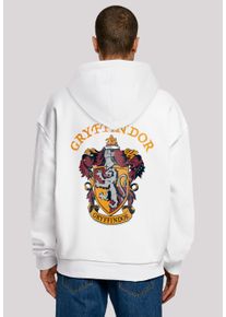 F4NT4STIC Herren Kapuzenpullover "Harry Potter Gryffindor Logo", weiß, casual, Gr. M, Obermaterial: 100% Baumwolle, Pullover, Print