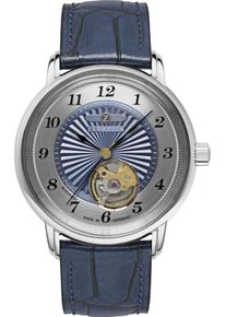 Zeppelin Damen Automatikuhr "Friedrichshafen Lady Open Heart"dunkelblau, hellblau, Armbanduhren, Armbanduhr, Damenuhr, Made in Germany, Mechanische