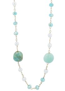 Adelia´s ADELIA ́S Damen Kette mit Anhänger, unbekannt, Edelstahlgold, perle, Edelstahl, Halsketten