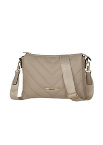 Travelite Damen Umhängetasche "BARBARA & Travelite BARBARA COZY Crossbody Bag Trio", beige, Polyurethan (PU), unifarben, Taschen, Umhängetasche