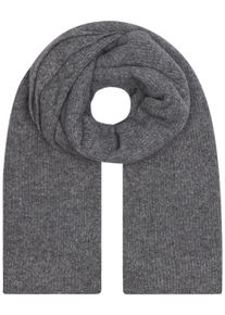 Damen Schal "THICK EMBROIDERY SCARF", grau, casual, Calvin Klein Jeans, unifarben, Strick, Obermaterial: 30% Polyacryl, 29% Polyamid, 16% Baumwolle,