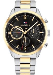 Tommy Hilfiger Herren Multifunktionsuhr "MATTHEW", silber, Armbanduhren, Quarzuhr, Armbanduhr, Herrenuhr, Datum, Edelstahlarmband
